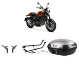 S48 Astra Silver Topbox Kit H-D X 500 24- - HA011S48BPSIL