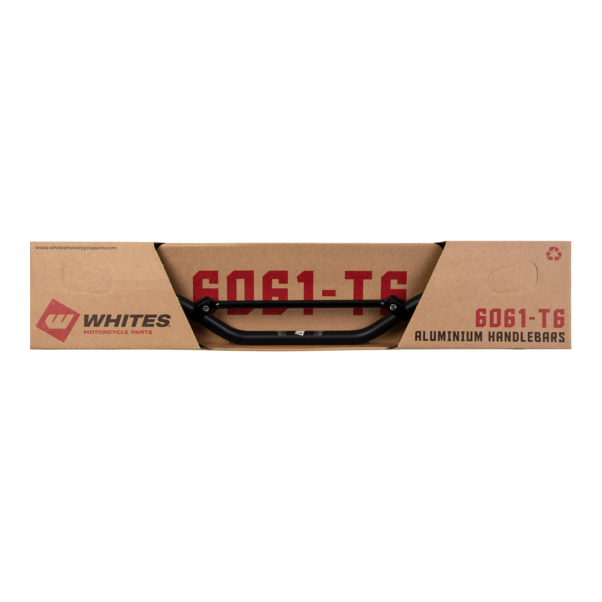 Whites Handlebar 7/8 (22.2mm) AL6061 Black CR High