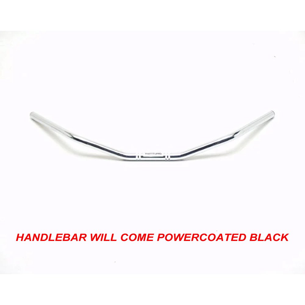VENTURA LOW WEST BAR 1 INCH BLACK - HD03B