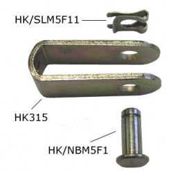 CLEVIS WITH 5MM (3/16  ) x 1   HOLE - HK315