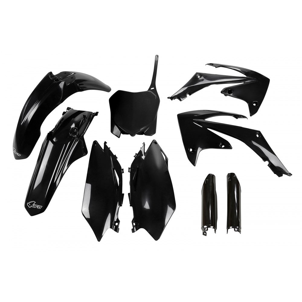 UFO CRF250R 2010/450R 09-10 Full Plastics Kit (BLK) (WAS Hokit113E001)