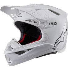 Alpinestars SM10 Supertech Solid Helmet ECE 22.06 White Glossy