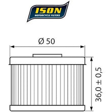 ISON 112 Element Oil Filter