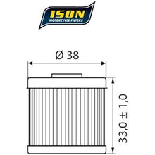 ISON 116 Element Oil Filter