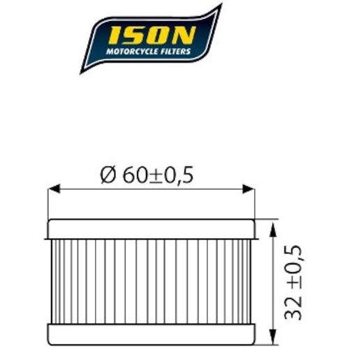 ISON 136 Element Oil Filter