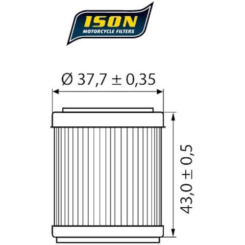 ISON 142 Element Oil Filter
