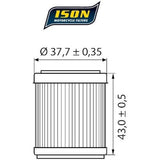 ISON 142 ELEMENT OIL FILTER