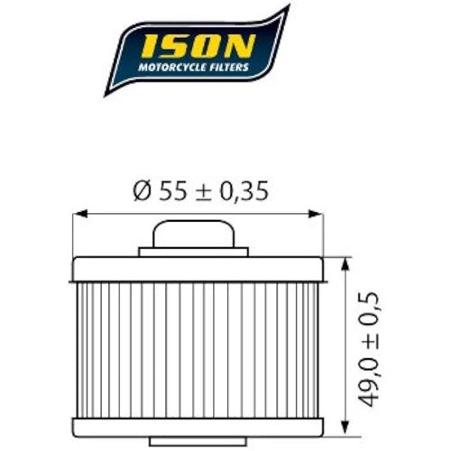 ISON 145 Element Oil Filter