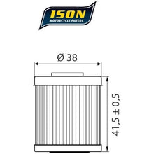 ISON 207 Element Oil Filter