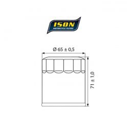 ISON 303 Canister Oil Filter