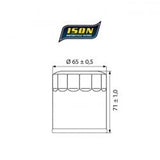 ISON 303 CANISTER OIL FILTER