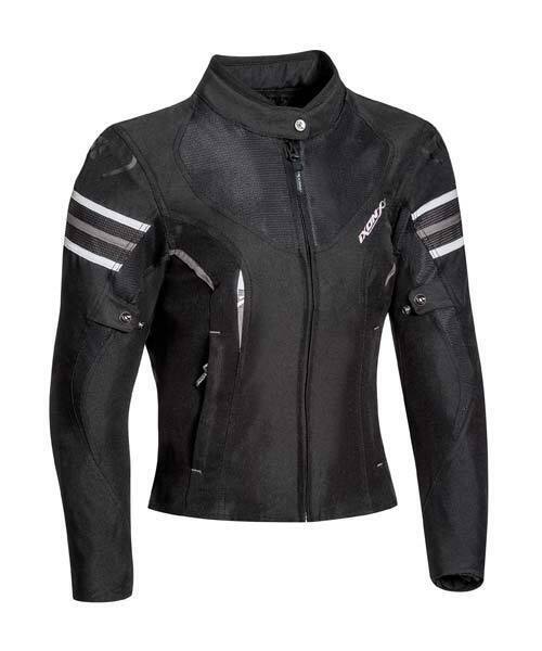 IXON ILANA LADY JKT BLK/WHT (XL)