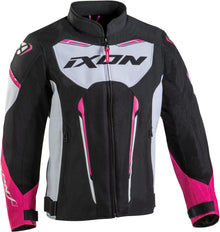 IXON STRIKER AIR KID LADY JKT BLK/WHT/FUS (12ANS)