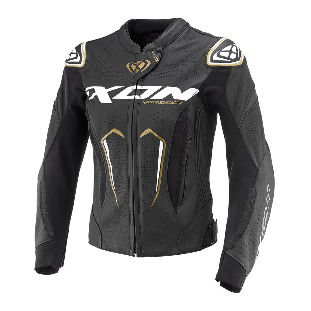 Ixon Vortex 3 Ladies Jkt Blk/wht/gld