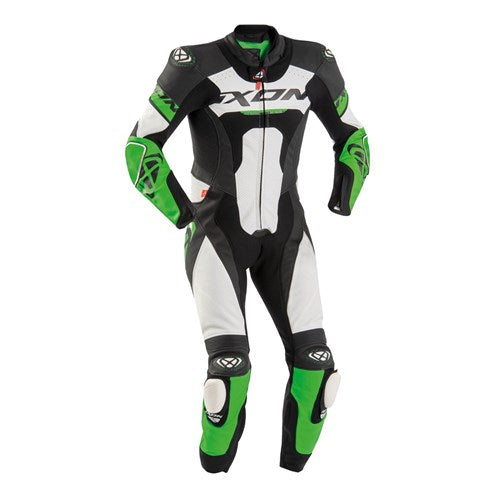 IXON Jackal 1PC Suit BLK/WHT/GRN (LG)