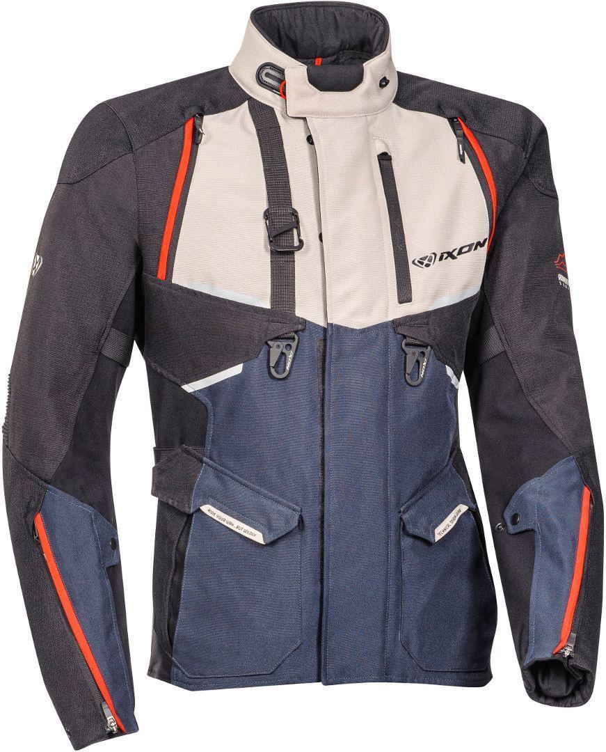 Ixon Eddas Jkt Gry/nvy/blk