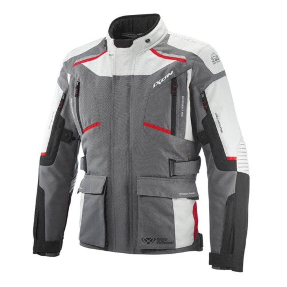 Ixon Midgard Jkt Gry/blk/red
