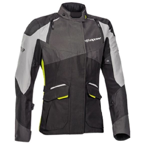 Ixon Balder Lady Jkt Blk/gry/brt Yel