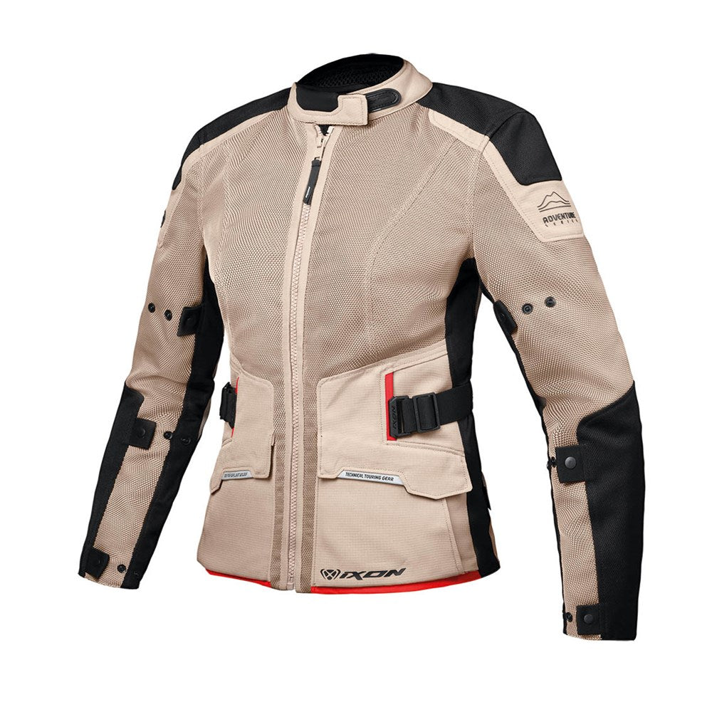 Ixon M-Njord Lady Jkt Snd/blk/red
