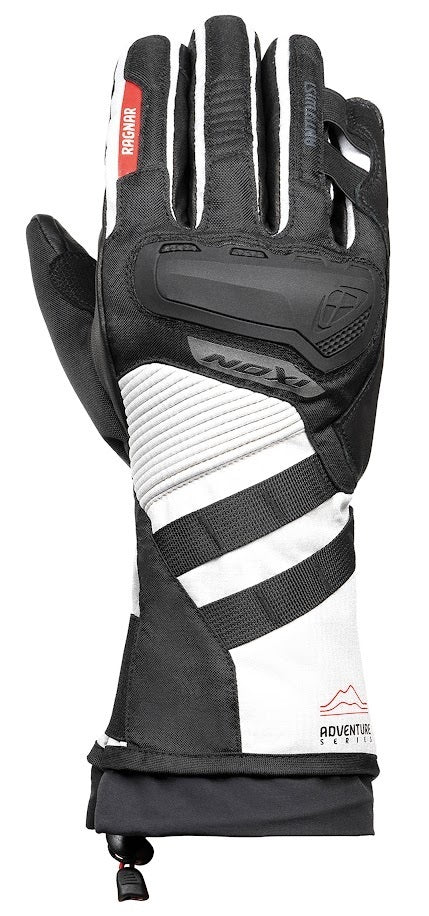 Ixon Pro Ragnar Glv (EN13594) Blk/gry/red