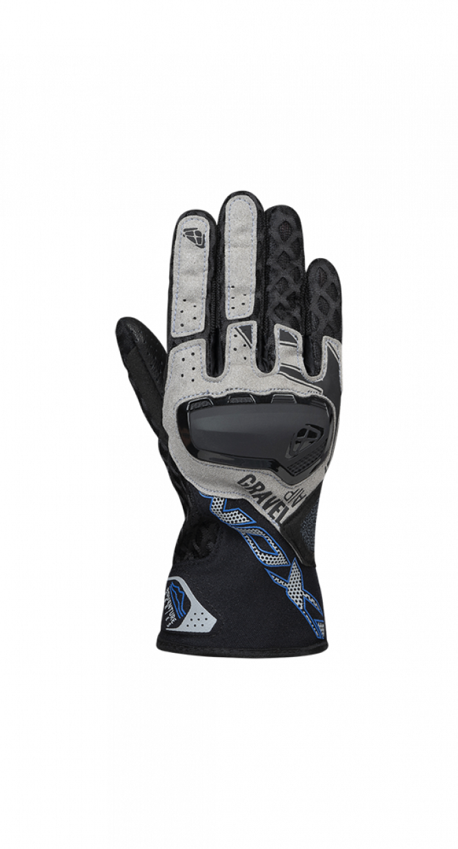 Ixon Gravel Air Glv (EN13594) Blk/gry/blu