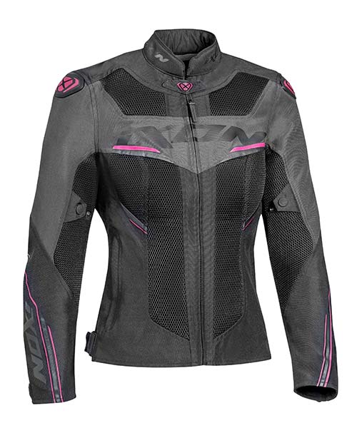 Ixon Draco Lady Jkt Blk/anth/fus