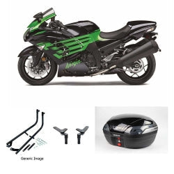 S48 Astra Black Topbox Kit ZX-14 & ZX-14R 06-25 - K099S48BPBLK