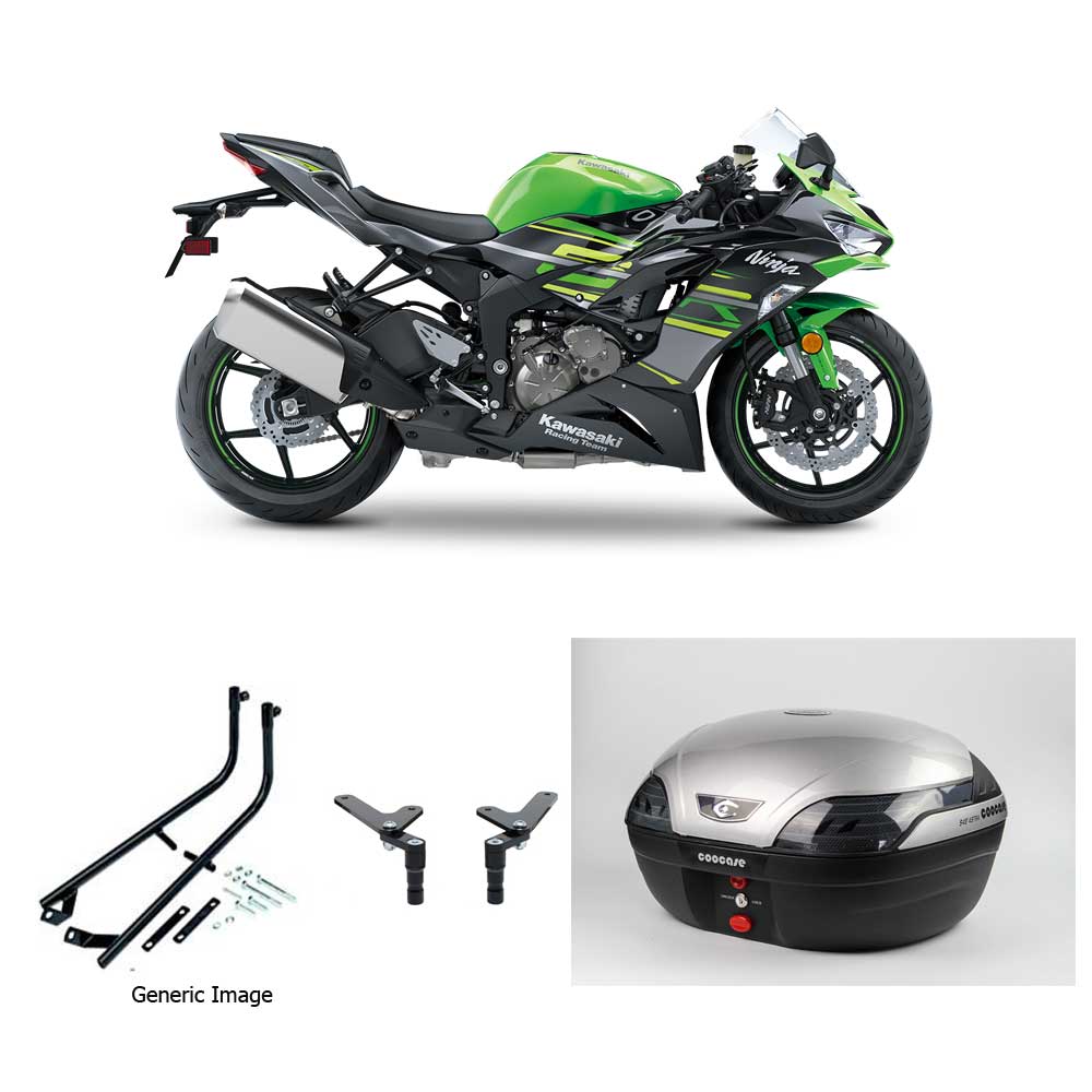 S48 Astra Silver Topbox Kit ZX-6R (636) 19-25 - K120S48BPSIL
