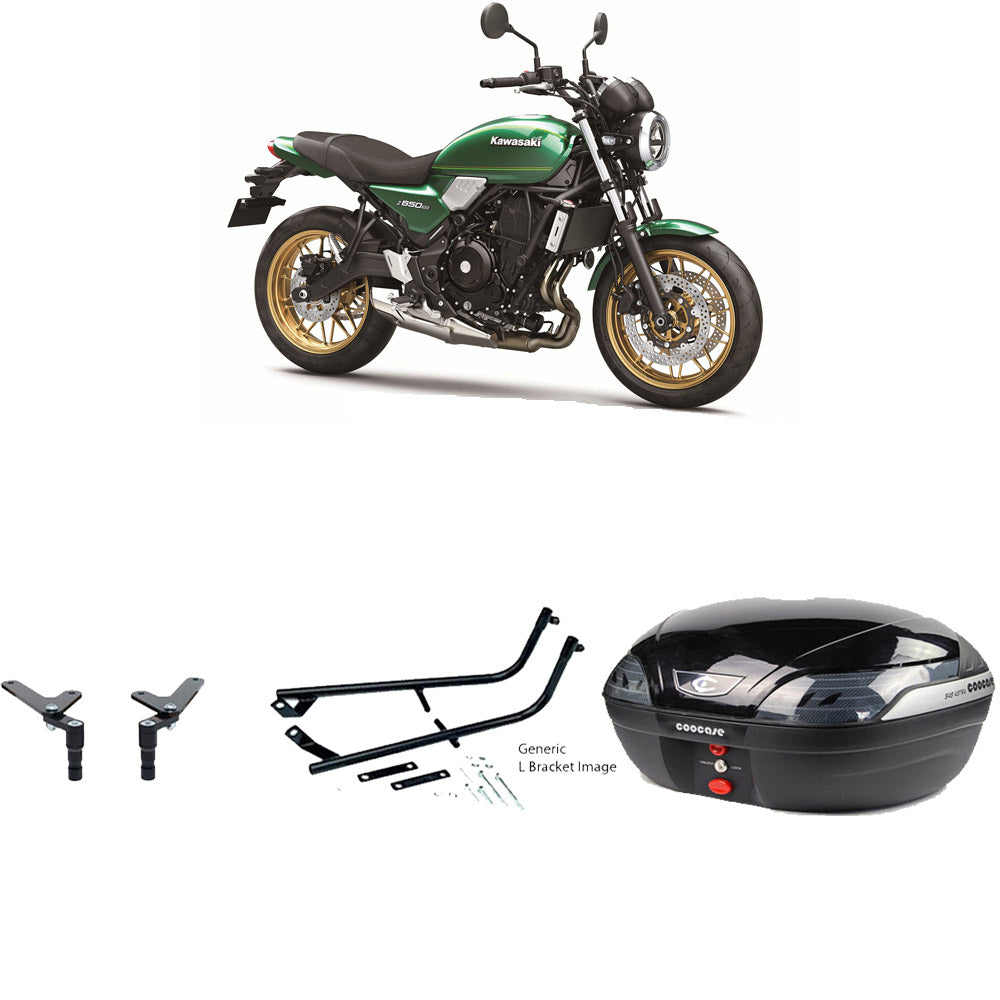 S48 Astra Black Topbox Kit Z 650 RS 22-25 - K122S48BPBLK