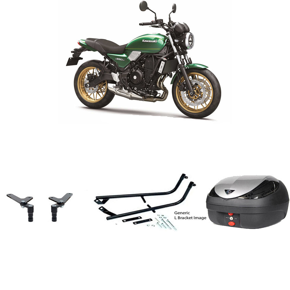 V36 Wizard Silver Topbox Kit Z 650 RS 22-25 - K122V36BPSIL