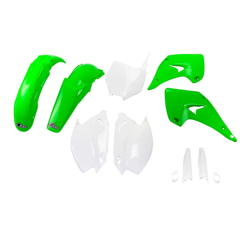 UFO KX125/250 03-21 Full Plastics Kit (OEM) (WAS Kakit202E999) (WAS Kakit201E999)