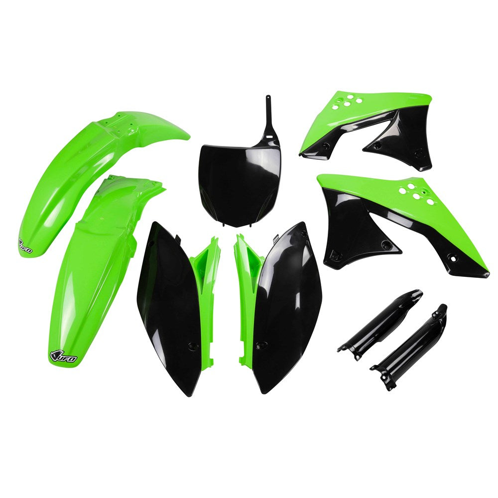 UFO KX250F 2009 & 2012 FULL PLASTICS KIT (OEM) (WAS KAKIT212E999)