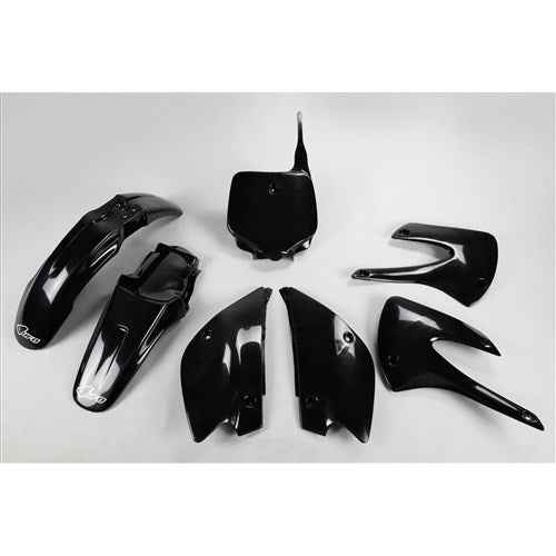 UFO Kawasaki Plastics Kit Restyle KX85 01-13 BLK