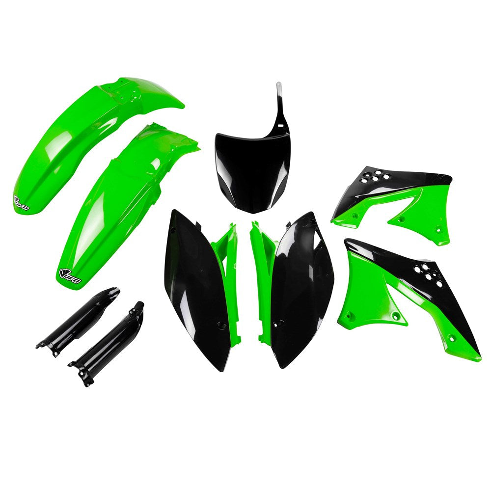 UFO KX250F 2010-2011 Full Plastics Kit (OEM) (WAS Kakit215E999)