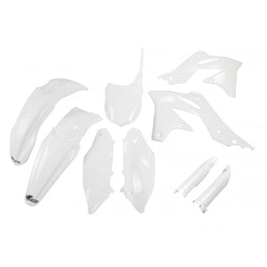/UFO Kawasaki KX250F 2013 Full Plastics Kit (WHT) (WAS Kakit219E047)