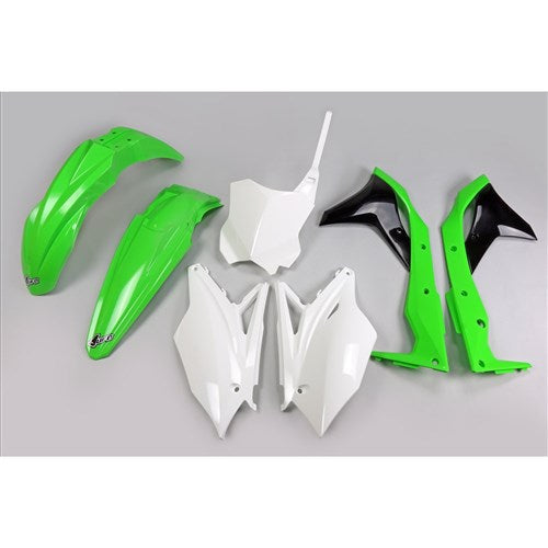 UFO Kawasaki KX250F 2018-19 Plastics Kit (OEM) (Will Become Kakit225FE999)