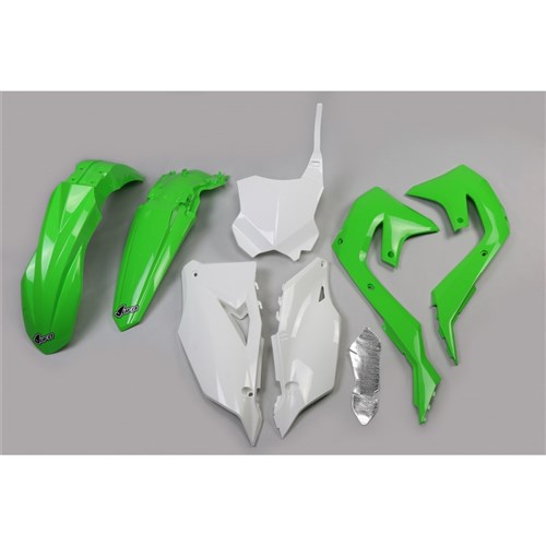 UFO Kawasaki KX250F 21-23/KX450F 19-23 Plastics Kit (OEM) (Will Become Kakit227FE999)