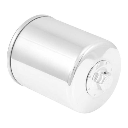 K&N OIL FILTER: H.D. V/ROD (CHROME)