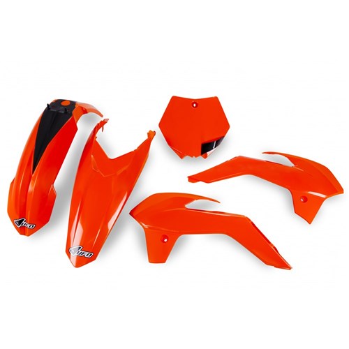 UFO KTM 85 13-17 PLASTICS KIT (FLURO ORG)