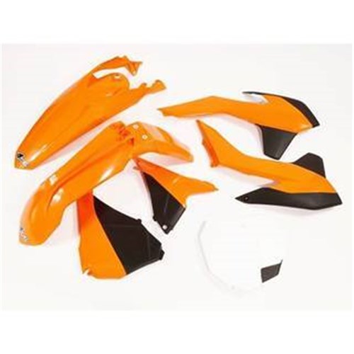 UFO KTM SX/SXF 2013-2015/SX250 2016 Plastics Kit (WHT) (Will Become Ktkit515FE047)