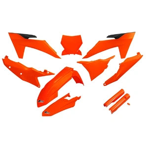 UFO KTM COMPATIBLE SX 125/250/300 - SXF 250/350/450 2023 FULL PLASTICS KIT (ORG) (WAS KTKIT529E127)