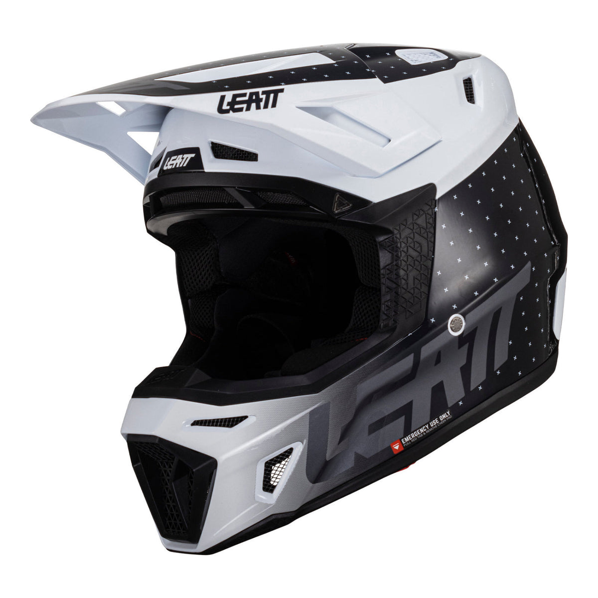 Leatt 2024 8.5 Helmet Kit - Black / White