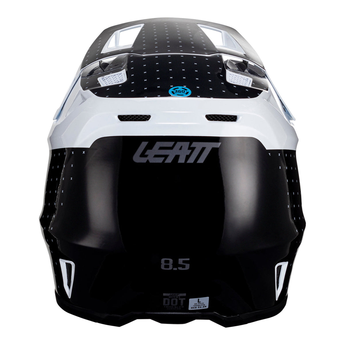 Leatt 2024 8.5 Helmet Kit - Black / White