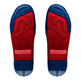 Leatt 4.5/5.5 Boot Outer Sole - Blue / Red [Pair]