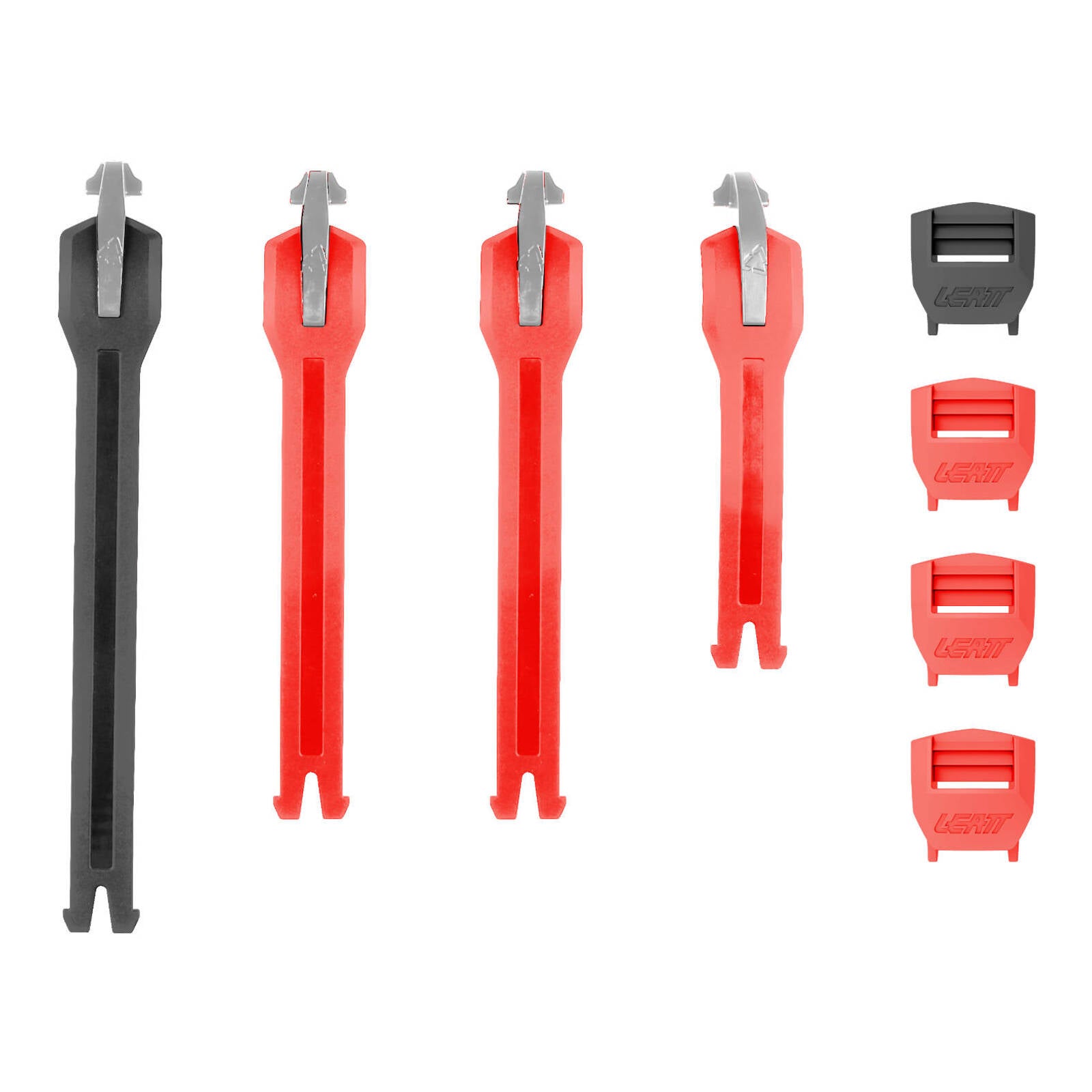 Leatt Strap Kit 5.5 Red 3 + Black 1 - 1 Piece