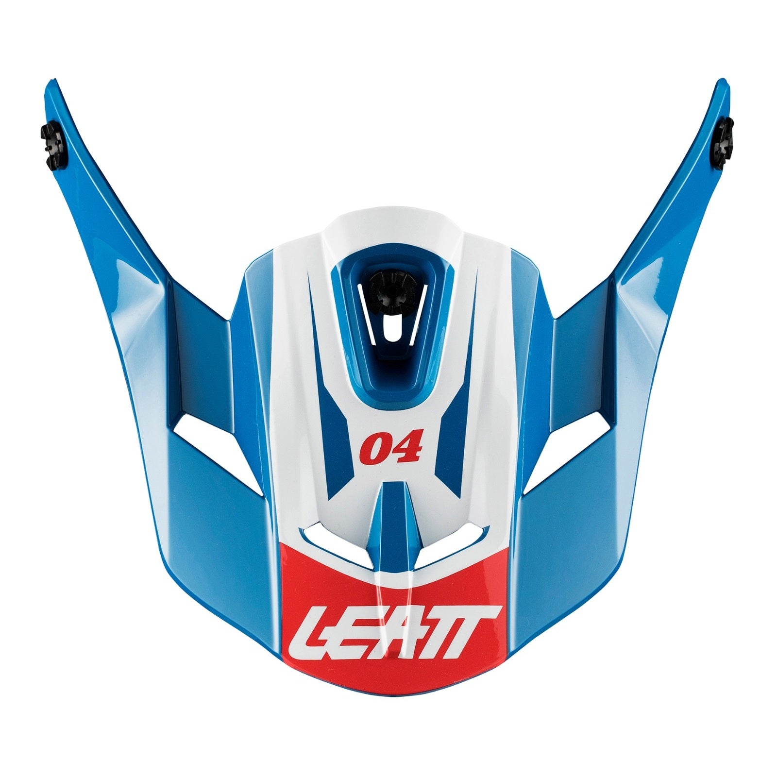 Leatt GPX 4.5 Helmet Peak V25 - Blue / White (M/2XL)