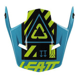 Leatt 5.5 GPX V19.1 Helmet Peak - Black / Lime (M/2XL)