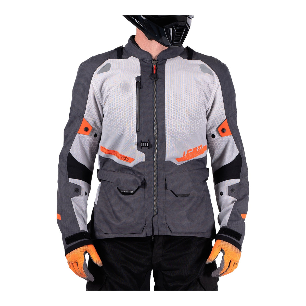 Leatt 5.5 ADV FlowTour Jacket - Iron