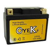 #OYEK LFP9 PREMIUM LITHIUM 190 CCA (YTX9BS/YT9BBS/YT7BBS) (UN3480/CLASS 9)
