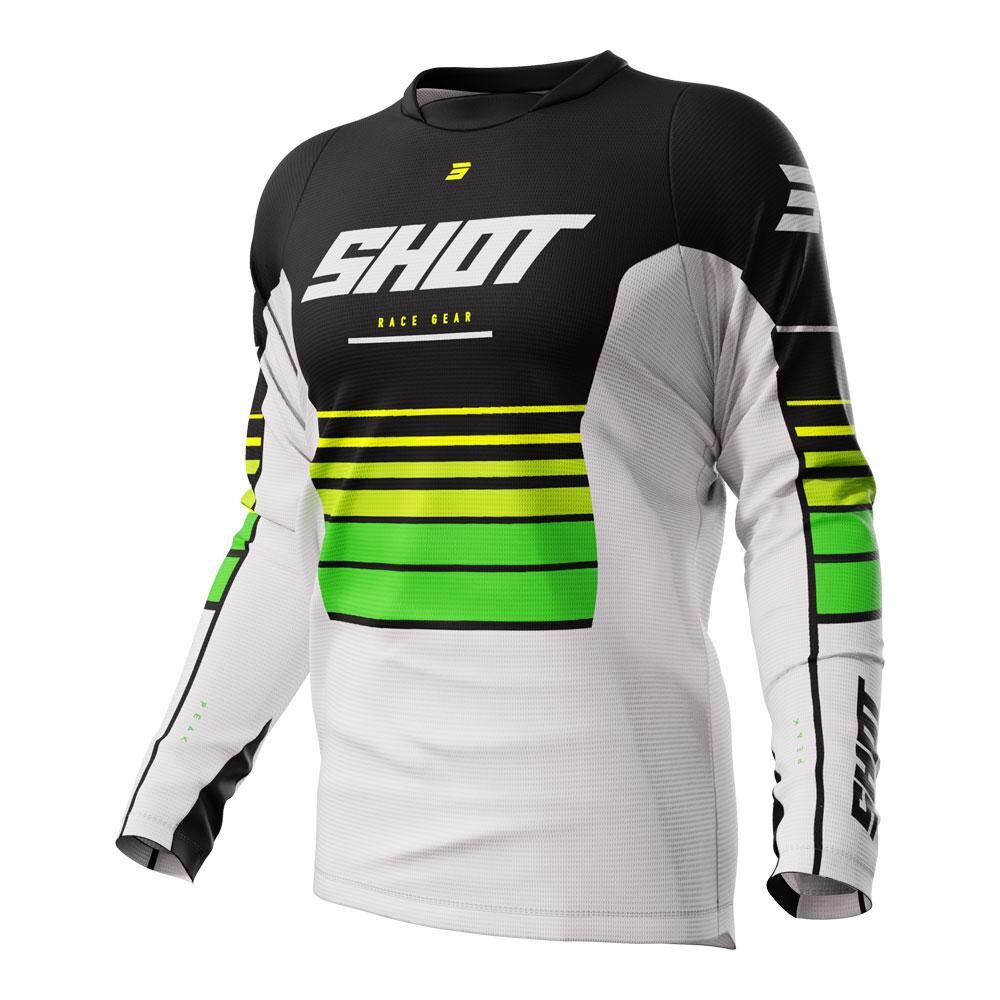 Shot Devo Jersey Peak Green Medium - 66-4122-09